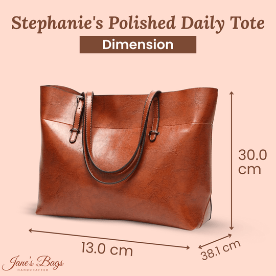 Stephanie's Polished Daily Tote | Tote Bag