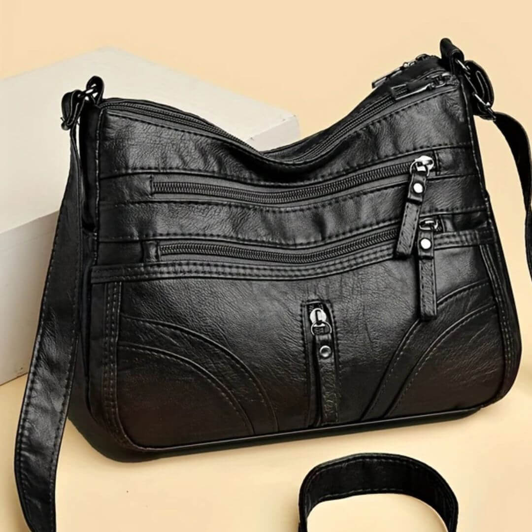 Erin’s Sleek Zip Companion | Crossbody Bag