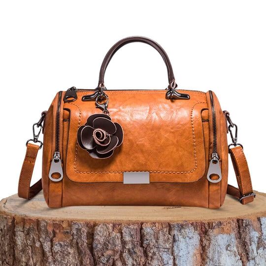 Denise’s Polished Barrel | Satchel Handbag