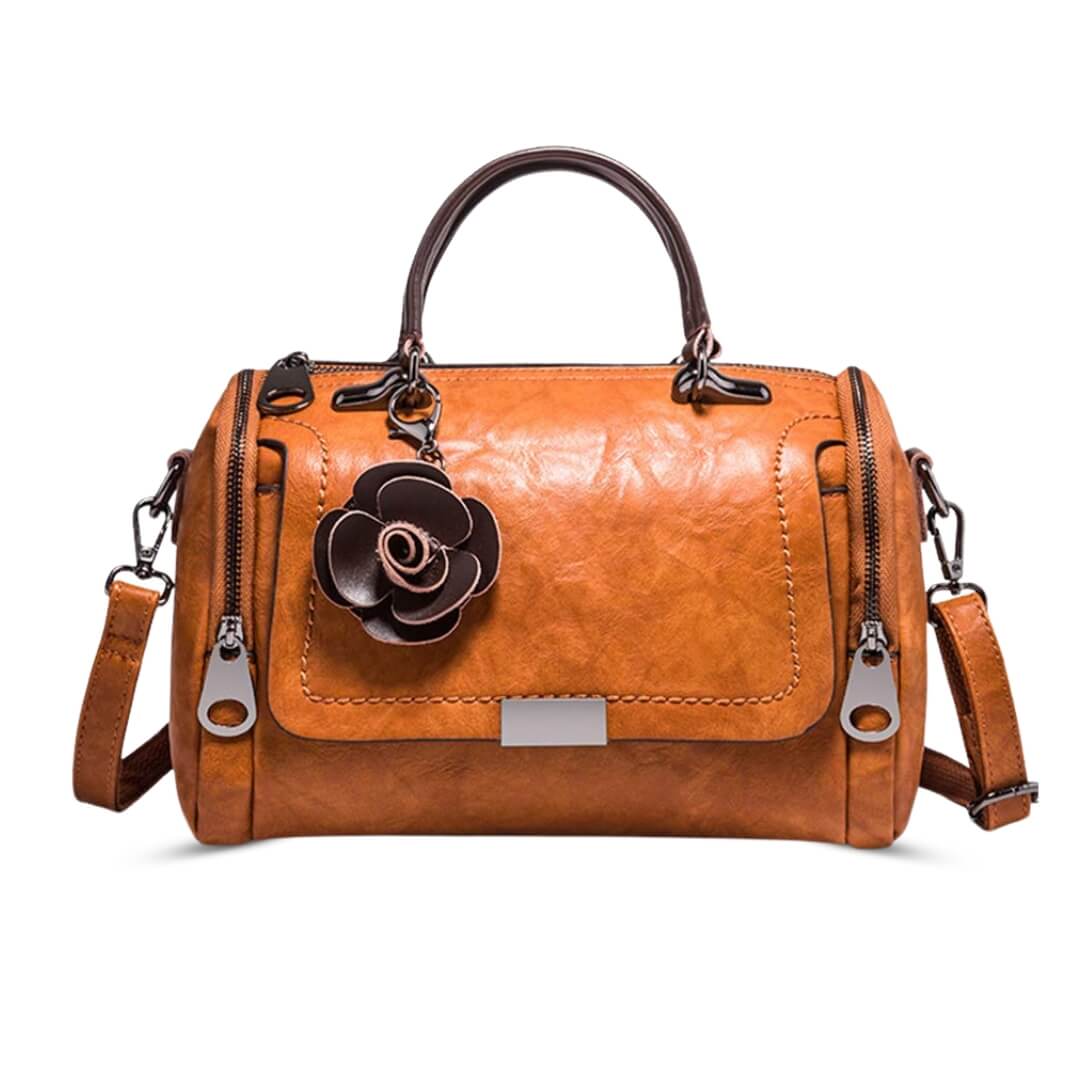 Denise’s Polished Barrel | Satchel Handbag