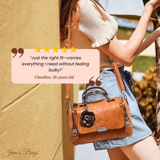 Denise’s Polished Barrel | Satchel Handbag