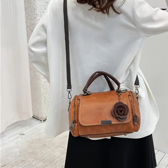 Denise’s Polished Barrel | Satchel Handbag